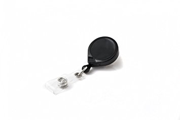 Key-Bak Mini-Bak Retractable Reel with 36-Inch Nylon Cord, Swivel Bulldog Clip and Vinyl ID Strap