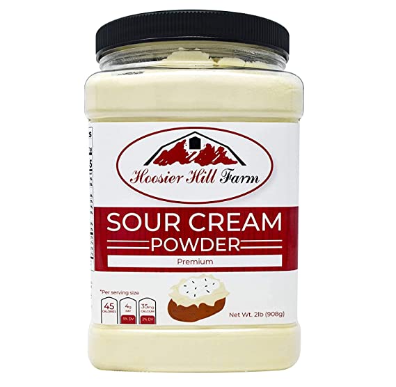 Hoosier Hill Farm Real Sour Cream Powder, Gluten & Hormone Free, 2 Lb