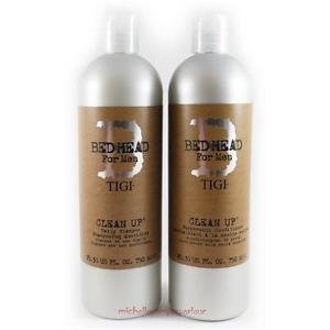 Tigi Bed Head Men Clean Up Shampoo & Conditioner DUO Pack, 25.36-ounce Each