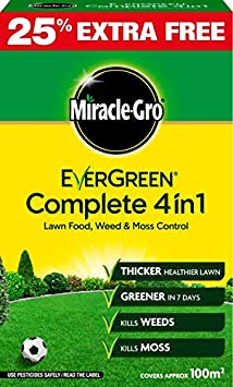 Scotts Miracle-Gro EverGreen Complete Lawn Food, Weed and Moss Killer (100 sq m)