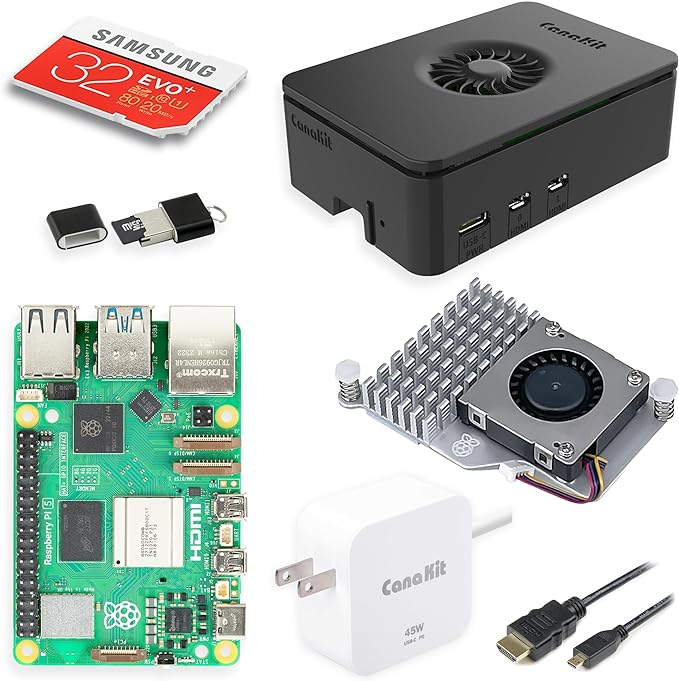 Raspberry Pi 5 Essentials Starter Kit (8GB RAM)