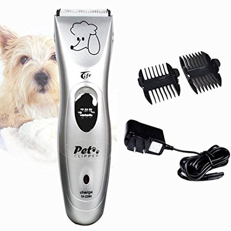 ieGeek® Professional Rechargeable Electric Dog / Cat Hair Trimmer, Cordless Pet Hair Grooming Clipper