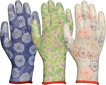 Bellingham Glove 2603AP Assorted Pattern with Polyurethane Palm Gloves, Small