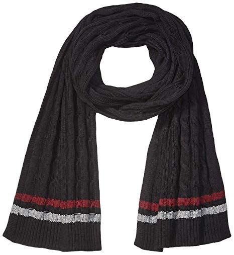 Amazon Brand - Goodthreads Men's Soft Cotton Cable Knit Scarf