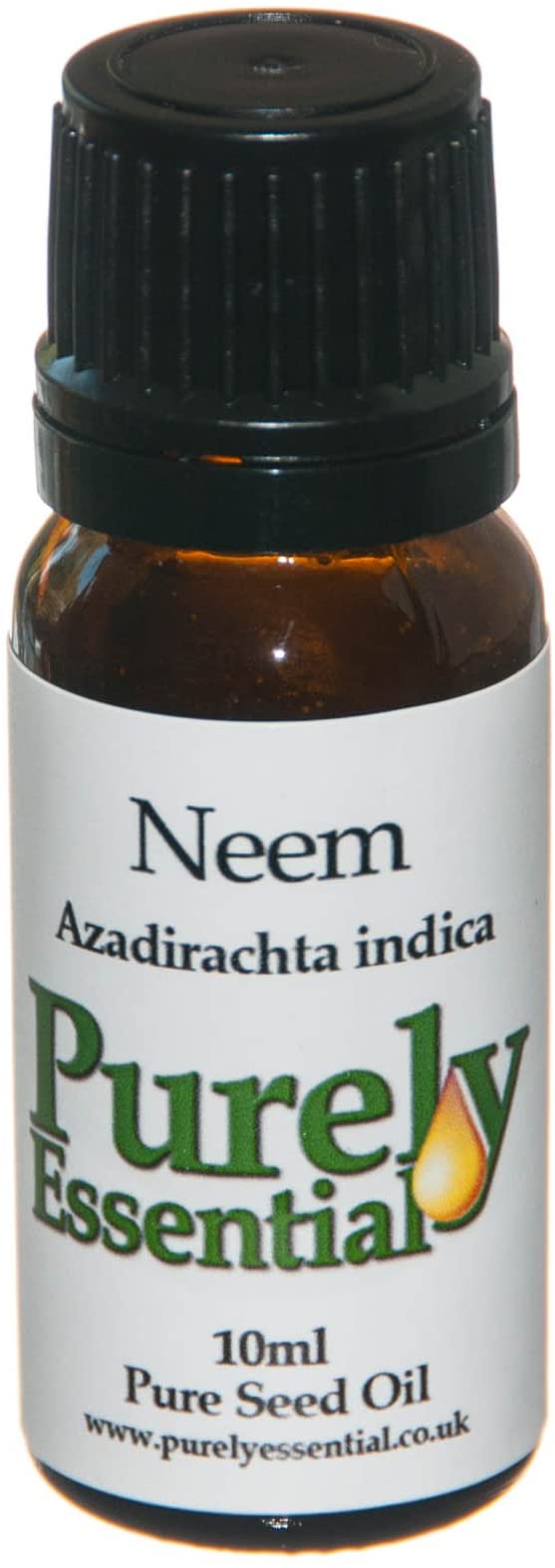 Neem Seed Carrier Oil 10ml Pure and Natural, Purely Essential