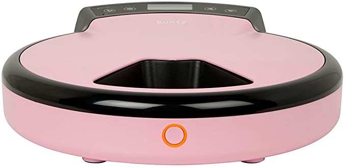 Bunty Automatic 5 Day Meal Pet Dog Cat Feeder Food Bowl Auto Holiday Dispenser - Pink
