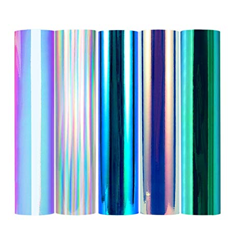 TECKWRAP Holographic Chrome Vinyl Sheets, Mystic Forest