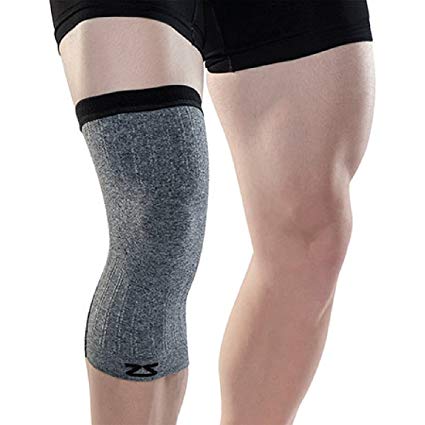 Zensah Compression Knee Sleeve - Relieve Knee Pain, Treat Runners Knee, Patella Support