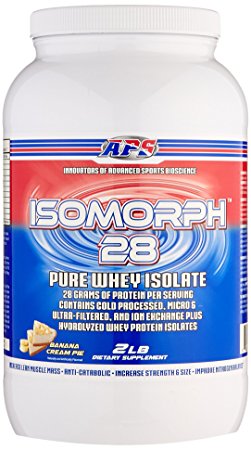 APS Nutrition IsoMorph, AAA-rated Pure/Highest Quality Whey Isolate  Protein Supplement, Banana Cream Pie, 2 Pound