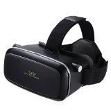 2016 New Version 3D VR Virtual Reality Glasses Headset with Head-mounted Headband and NFC Tag for 45-60 Inch Smartphones for 3D Movies and GamesGoogle iPhone Samsung Note LG HTC Moto