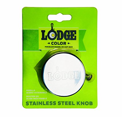 Lodge ECSSK Replacement Knob, Stainless Steel, 2-inch