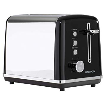 Daewoo SDA1583, Black 2 Slice Toaster