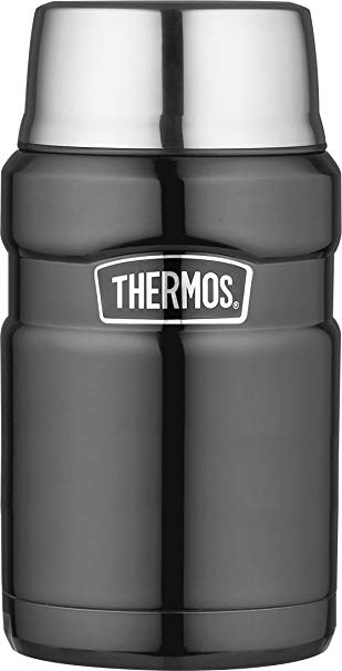 Thermos Stainless King Food Flask, Gun Metal, 710 ml