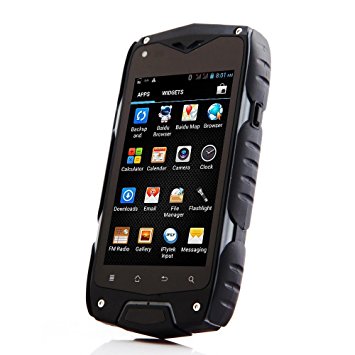 Sudroid Z6 Smartphone IP68 MTK6572W Dual Core Android 4.2 4.0 Inch IPS Screen 3G GPS Black