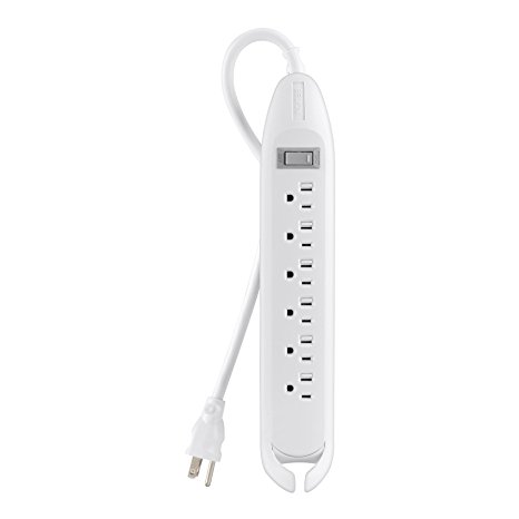 Belkin 6-Outlet Power Strip with 4-Foot Cord (F9D160-04 )