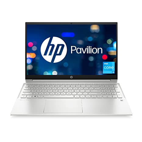 HP Pavilion Laptop 15, 12th Gen Intel Core i3-1215U, 15.6 inch(49.6cm) FHD Laptop(8GB RAM,512GB SSD, Intel UHD Graphics,Backlit Keyboard,B&O,Alexa,Win 11,MSO 2021,Natural Silver/1.75 Kgs) 15-eg2017TU