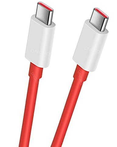 ONCRO® Type C cable, OnePlus 8T Charging Cable 6.5A Warp Charge USB C to USB C Cable male, Replacement 1m 65W Fast charger Cord