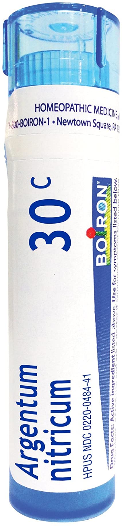 Boiron Argentum Nitricum 30C, 80 Pellets, Homeopathic Medicine for Apprehension and Stage Fright