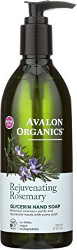 Avalon Organics Glycerin Hand Soap, Rejuvenating Rosemary, 12 Fluid Ounce