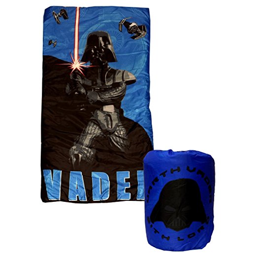 Lucas Films Star Wars "Collage" Slumber Bed Blanket with Easy to Carry Back Pack