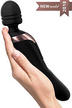 Cordless Wand Massager by La Sante - Strongest Handheld Therapeutic Vibrating Power - Best Rated for Travel Gift - Magic Stress Away - Perfect for Muscle Aches and Personal Sports Recovery