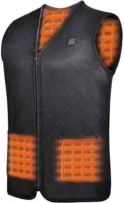 TIANLI Heated Vest for Men/Women Outdoor with Battery Pack Warm Vest for Winter