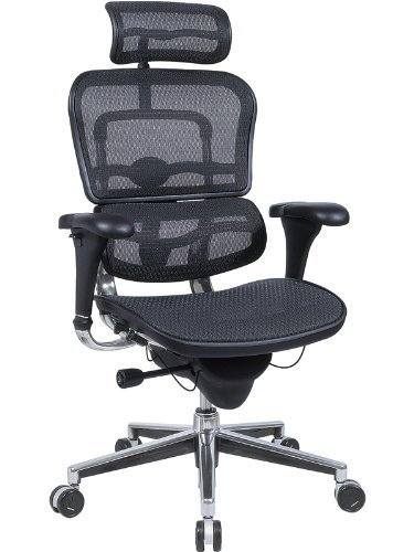 Ergohuman Me7Erg-W09-01W09-01 Black Mesh Hi Swivel Chair