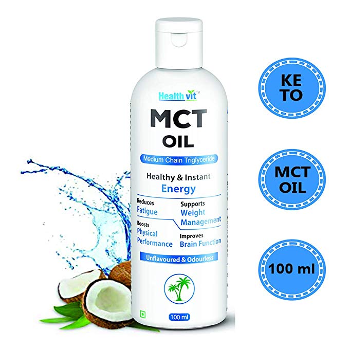 Healthvit Healthy and Instant Energy MCT Oil - 100 ml