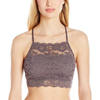 Mae Women's Hi-Neck Lace Bralette