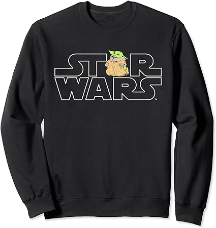 Star Wars Logo and The Child from The Mandalorian Sweatshirt