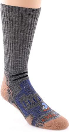 Pro-Tect Copper & Merino Wool Hiking Sock with Blister Protection, Moisture-Wicking, Odor Control (1-Pair)