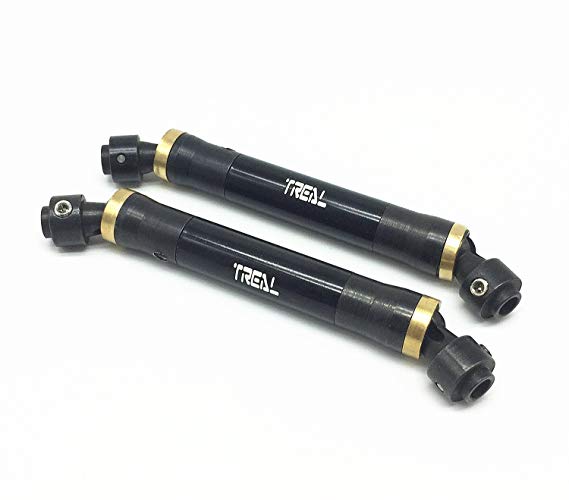 Treal Steel Universal Center Drive Shafts for 1/10 Axial Wraith-Black