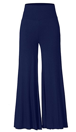 Darshion Women Office Casual Wear Comfy Chic Moisture Wicking Palazzo Lounge Pants