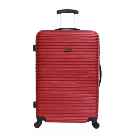 Karabar Extra Large Hard Sided Suitcase - 10 Years Warranty! (Brick)