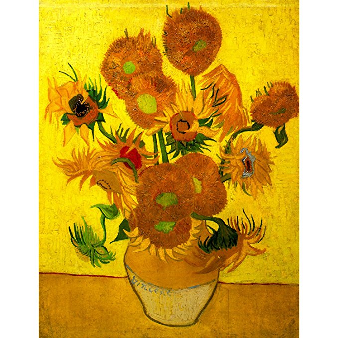 Artoree DIY 5D Diamond Painting by Number Kit For Adult, Full Drill Diamond Embroidery Kit Home Wall Decor-16x20” Sunflower