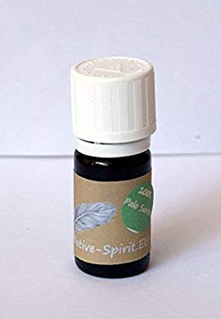Palo sacred Santo excellent 100% pure undiluted essential oil (steam distilled from Bursera graveolens) sustainable harvested from fallen trees with a portion of sales dedicated to replanting in Ecuador (5ml)