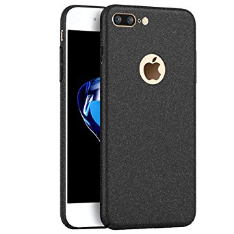 iPhone 7 Plus Case Glitter, ACO-UINT Ultra Slim 3 Layer Hybrid Bling Sparkly Shinning Crystal Clear Shock-Absorption Flexible Soft TPU Bumper Case for iPhone 7 Plus 5.5 inch - Black