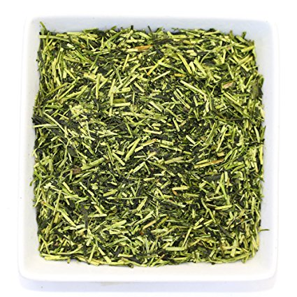 Japanese Kukicha Kabuse Green Tea Leaf, Organic - 3.50oz/100g