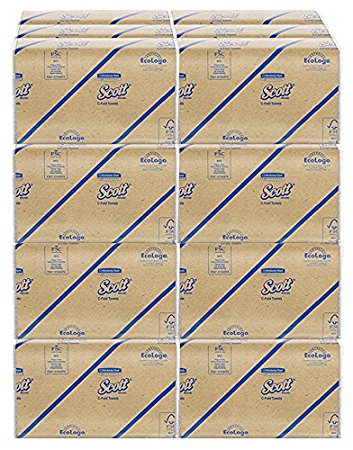 Scott C Fold Paper Towels (01510) with Fast-Drying Absorbency Pockets UJmwA, 2Units (12 Pack)