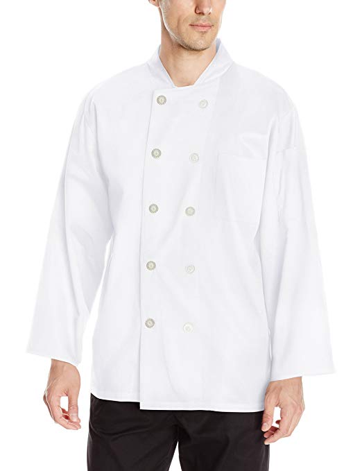 Chef Code Classic Men's Cotton Long Sleeve Chef Coat