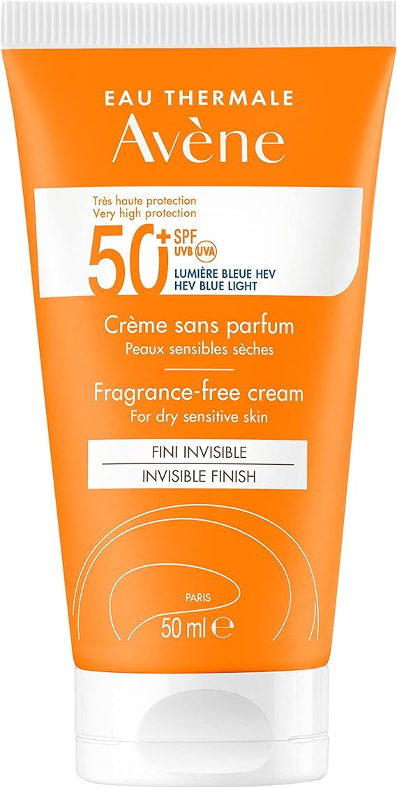 Avene Sun Cream SPF 50  Fragrance Free 50 ml