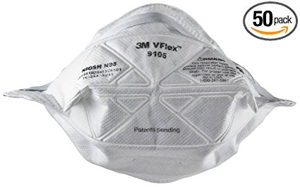 3M 9105 N95 VFlex Particulate Respirator Regular 50 Box