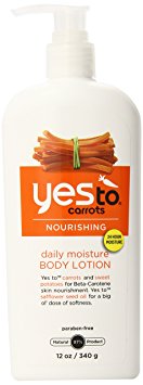 Yes To Moisturizing Body Lotion, Carrots, 12 Fluid Ounce