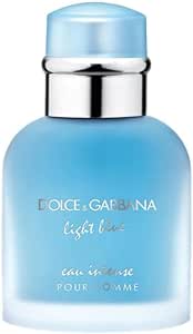 Light Blue Eau Intense For Men By Dolce & Gabbana Eau De Parfum Spray 1.7 oz. /50 ml