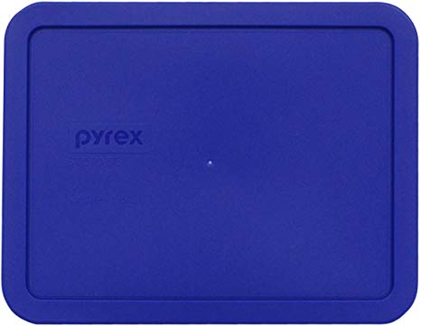 Pyrex 7211-PC 6 Cup Cobalt Blue Rectangle Food Storage Lid for Glass Dish (1, Cobalt Blue)