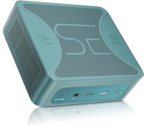 Beelink SER6 MAX Mini PC,AMD Ryzen 7 7735HS Processor(8C/16T),AMD Radeon 680M,Mini Computer with 16GB DDR5 RAM/1TB PCIe4.0 SSD,Support 4K display/WiFi 6/BT5.2/Quad-display output/Dual Fan/USB4/2.5Gbps