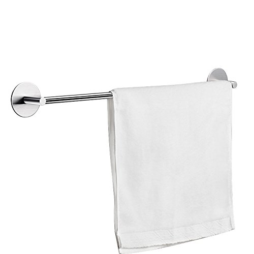 KES Self Adhesive Towel Bar 12-Inch Sticky Wall Hanger Rustproof SUS 304 Stainless Steel for Kitchen Bathroom Brushed Finish, A7001S30-2