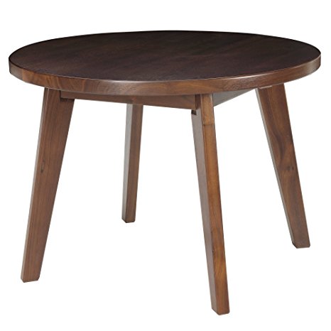 American Trails Genuine Walnut 24" Round Coffee Table - 1" Thick Solid American Walnut Wood Top