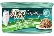 Fancy Feast Medleys Tuna Florentine with Garden Greens in a Delicate Sauce, 3-oz, case of 12