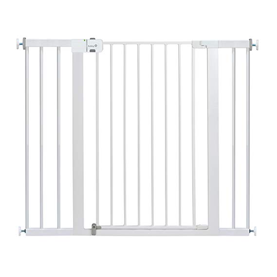 Safety 1st Tall and Wide Easy Install Gate, White